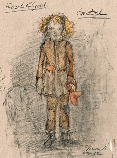 Skizze Gretel Skizze Gretel